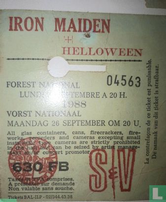 Iron Maiden + Helloween - Afbeelding 1
