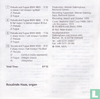 Reger - Bach  Complete organ arrangements - Image 6