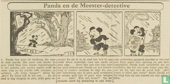 Panda en de Meester-detective - Afbeelding 1
