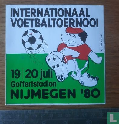 Internationaal voetbaltoernooi 19/20 juli Goffertstation Nijmegen '80