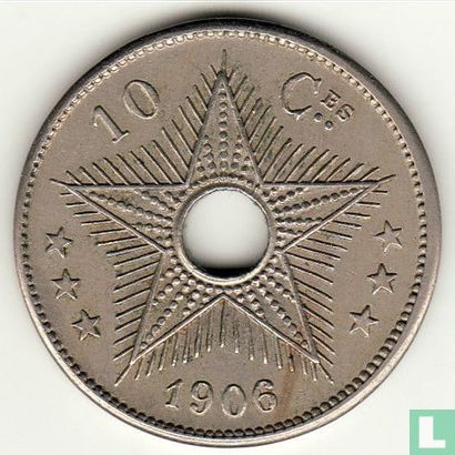 Kongo-Vrijstaat 10 centimes 1906 - Afbeelding 1