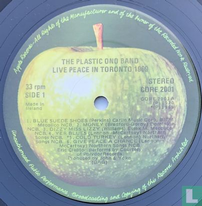 Live Peace in Toronto 1969 - Image 3