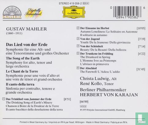 Mahler: Das Lied von der Erde - Image 2