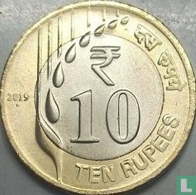 Indien 10 Rupien 2019 (Noida - Typ 2) - Bild 1