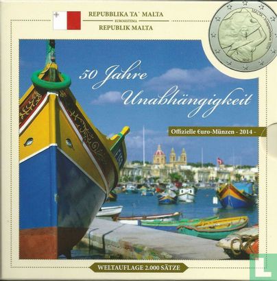 Malta mint set 2014 "50 years of Independence" - Image 1