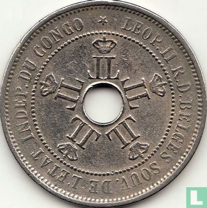 Kongo-Vrijstaat 20 centimes 1908 - Afbeelding 2