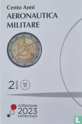 Italië 2 euro 2023 (coincard) "100th anniversary Italian Air Force" - Afbeelding 3