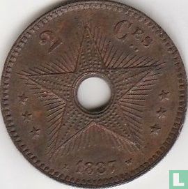 Kongo-Vrijstaat 2 centimes 1887 - Afbeelding 1