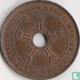 Kongo-Vrijstaat 2 centimes 1887 - Afbeelding 2