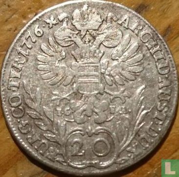 Oostenrijk 20 kreuzer 1776 (zonder muntteken - type 2) - Afbeelding 1