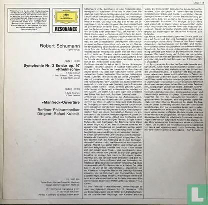 Robert Schumann Symphonie Nr.3 Rheinische - Afbeelding 2