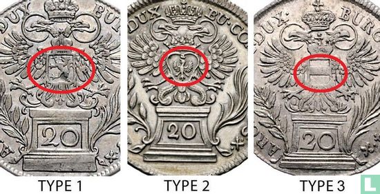 Oostenrijk 20 kreuzer 1765 (zonder muntteken - type 3) - Afbeelding 3