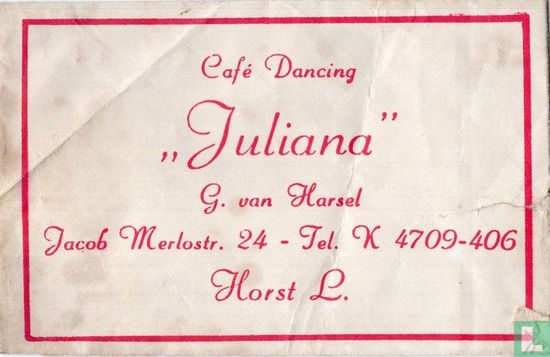 Café Dancing "Juliana" - Image 1