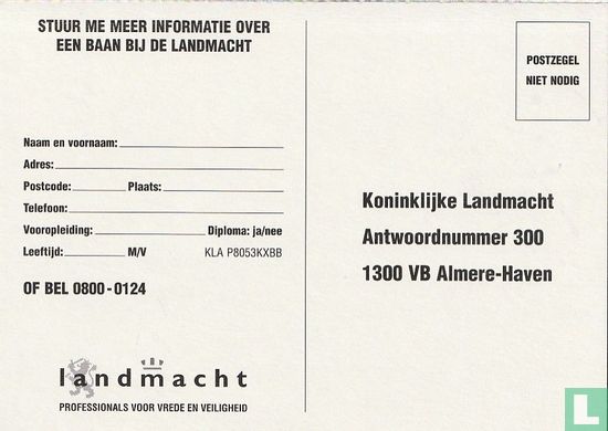 S000828 - Koninklijke Landmacht "Ga je mee stappen?" - Image 3