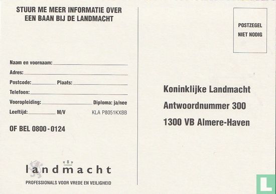 S000764 - Koninklijke Landmacht "Kom je bij ons eten?" - Image 3