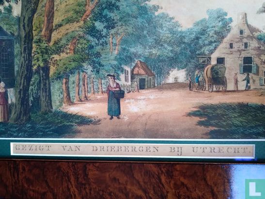 19e eeuwse prent Driebergen  - Afbeelding 2