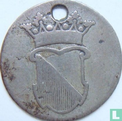 VOC ½ duit 1762 (Utrecht - argent)  - Image 2