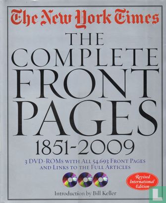 The New York Times, The Complete Front Pages 1851-2009 - Image 1