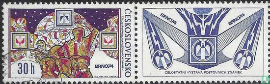 Stamp exhibition BRNO '74