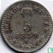 Österreich 5 Kreuzer 1859 (V) - Bild 1