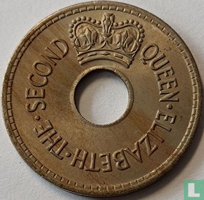 Fiji 1 penny 1966 - Afbeelding 2