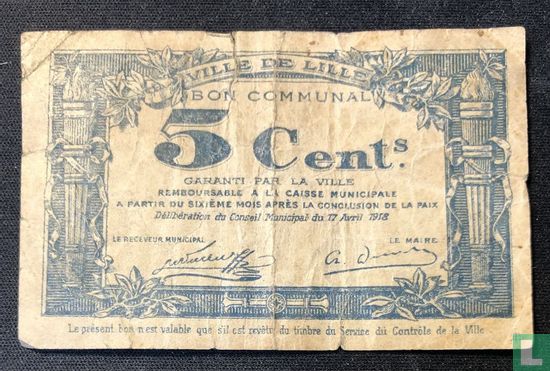 Lille 5 centimes - Image 1