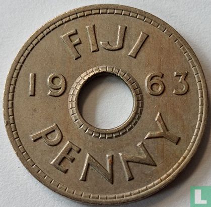 Fiji 1 penny 1963 - Afbeelding 1