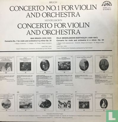 Bruch . Mendelssohn Concerto For Violin And Orchestra - Image 2