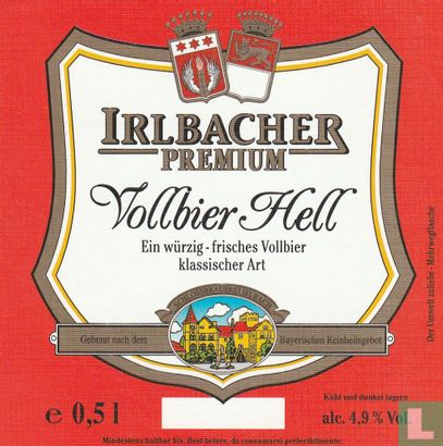 Irlbacher Vollbier Hell
