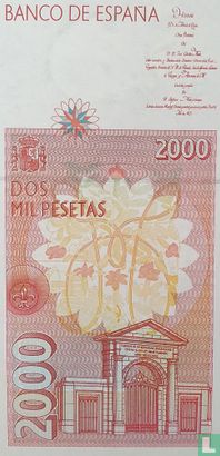 2000 Pesetas Spanien  - Bild 2
