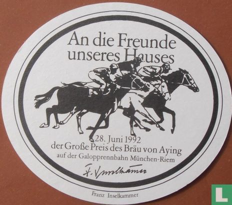 An die Freunde unseres Hauses 10,6 x 9,2 cm - Afbeelding 1
