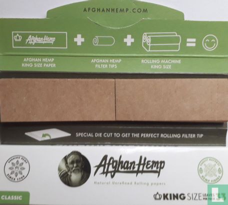 Afghan Hemp king size with Tips - Afbeelding 2