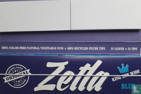 Zetla Blue king size with Tips  - Afbeelding 2