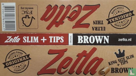Zetla Brown king size with Tips  - Afbeelding 1