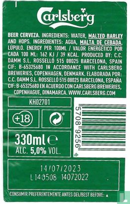 Carlsberg Beer (España) - Afbeelding 2