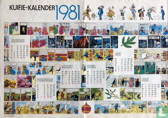 Kalender Kuifje 1981 - Bild 1