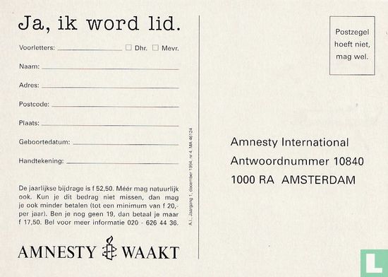 B000429 - Amnesty International "If words can't be said we write" - Bild 3