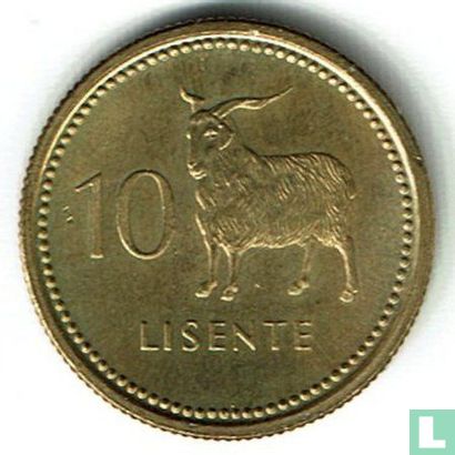 Lesotho 10 Lisente 1998 - Bild 2