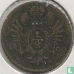 Austria ½ kreuzer 1800 (B) - Image 1