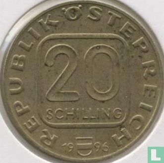 Austria 20 schilling 1996 "100th anniversary Death of Anton Bruckner" - Image 1