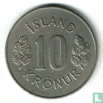 Iceland 10 krónur 1971 - Image 2