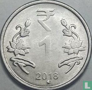 Inde 1 roupie 2018 (Hyderabad) - Image 1