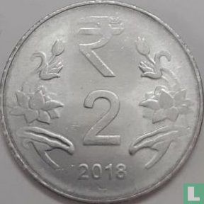 Inde 2 roupies 2018 (Calcutta) - Image 1