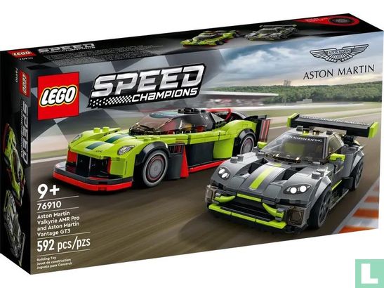 Lego 76910 Aston Martin Valkyrie AMR Pro en Aston Martin Vantage GT3 - Image 1