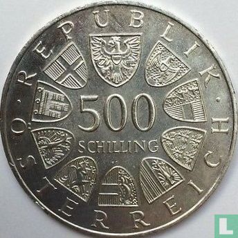 Austria 500 schilling 1985 "2000th anniversary of Bregenz" - Image 2