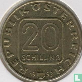 Autriche 20 schilling 1993 "300 years Accession of Arcbishop Johann Ernst Graf Thun" - Image 1