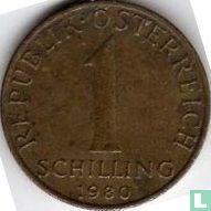 Austria 1 schilling 1980 - Image 1