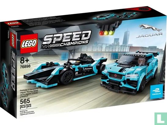 Lego 76898 Formula E Panasonic Jaguar Racing GEN2 car & Jaguar I-PACE eTROPHY - Bild 1