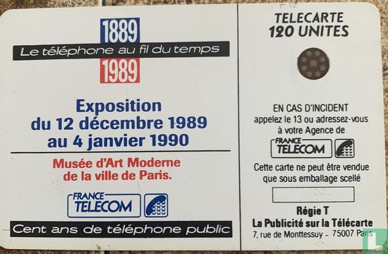 1889-1989 téléphone au fil du temps  - Image 2