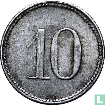 Lauingen 10 pfennig 1919 (ijzer) - Afbeelding 2